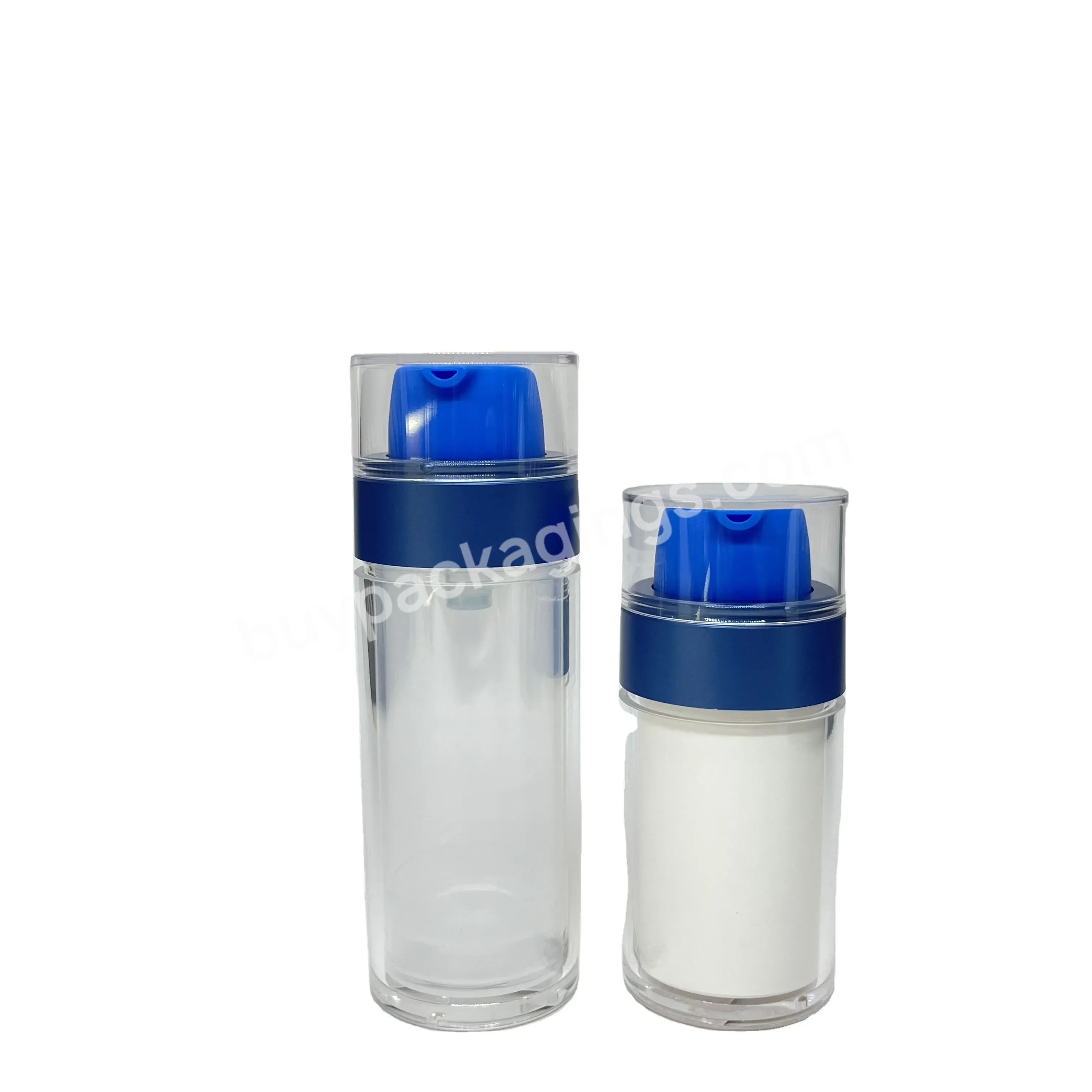 Oem Empty 30ml 50ml Eco-friendly Refillable Airless Bottle Cosmetic Plastic Cream Pump Bottle Wholesale - Buy Airless Pump Bottle,Cream Bottle,Bottle Wholesale.