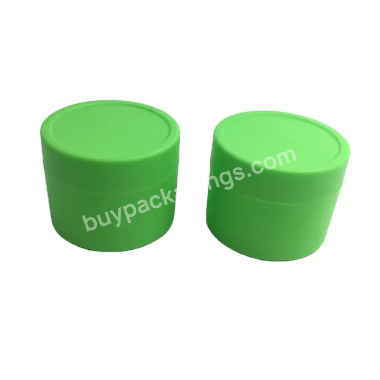 Oem Empty 60ml Green Pp Plastic Cosmetic Body Scrub Face Cream Containers Hair Conditioner Jar