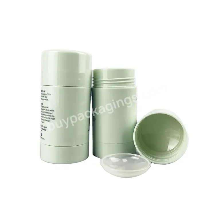 Oem Empty Container Antiperspirant Solid Stick Balm Body Refill Deodorant Stick Bottle 75ml