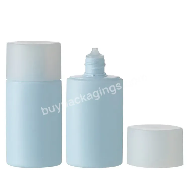 Oem Empty Cosmetic Hdpe Refillable Hand Cream Bottle Container 30ml/1oz Plastic Squeeze Sunscreen Cream Tubes Bottle