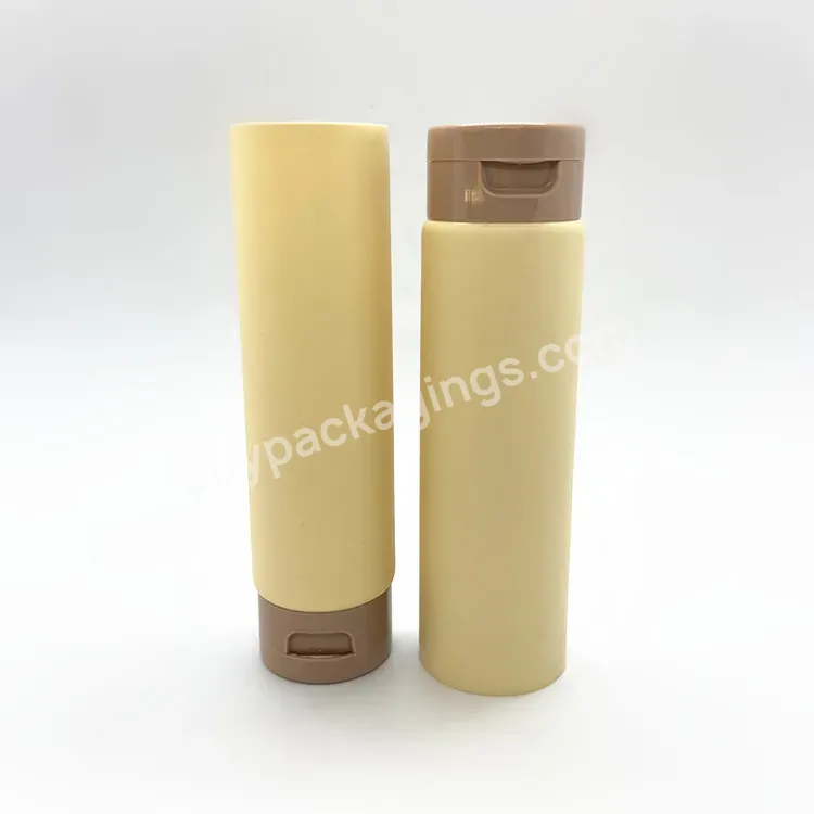 Oem Empty Eco Friendly Biodegradable Plastic Pe Hand Cream Body Lotion Soft Cosmetic Packaging Squeeze Tube Own