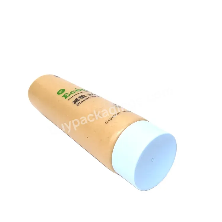 Oem Face Wash Soft Pe 100ml Cosmetic Tubes Bioplastic Eco Friendly Skincare Recycled Plastic Packaging Squeeze Tubes