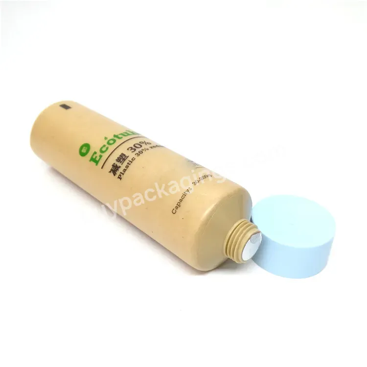 Oem Face Wash Soft Pe 100ml Cosmetic Tubes Bioplastic Eco Friendly Skincare Recycled Plastic Packaging Squeeze Tubes