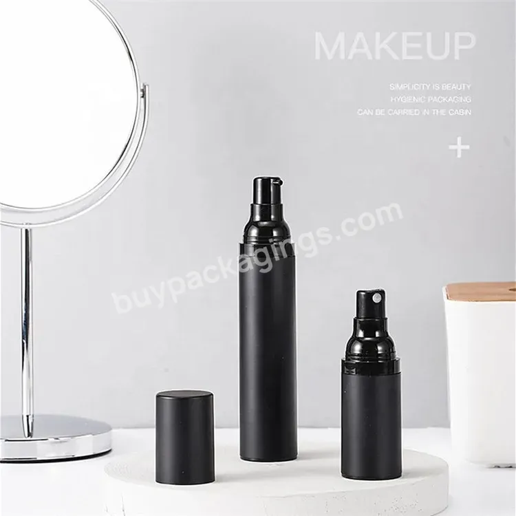 Oem Factory 15ml 30ml 50ml Matte Black Empty Mist Perfume Atomizer Sprayer Bottles Refillable Bottle Portable Sample Bottle