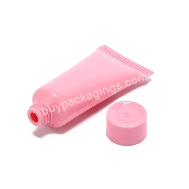 Oem Factory 30g Pe Plastic Hand Cream Tube With Screw Cap Nice Pink Green Color Tube Wholesaler