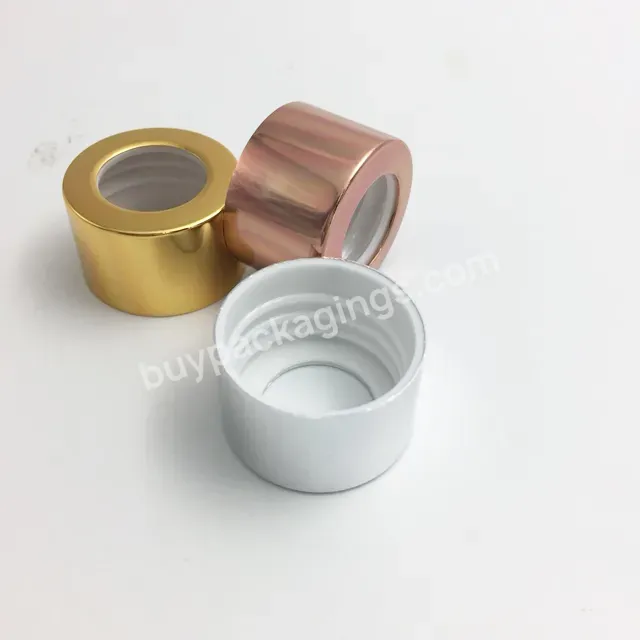 Oem Factory Aluminum Rose Gold Color For Fragrance Diffuser Cap 24mm,28mm