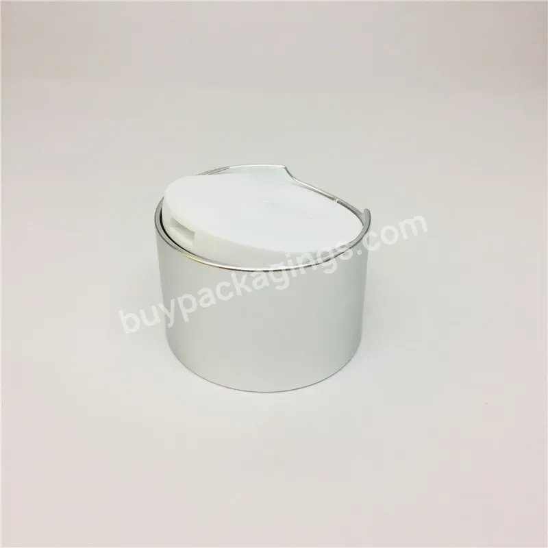 Oem Factory Good Quality Supplier Alumina Twist Top Cap Top Button Plastic Bottle Cap Shampoo Disc Top Cap Gold