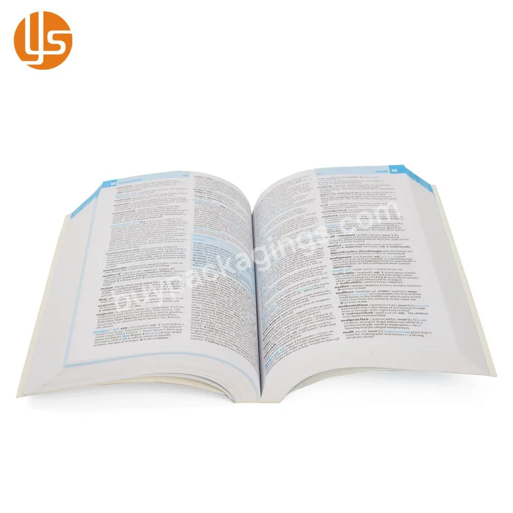 OEM Factory Professional Custom Printing High Quality Softcover Reference Books