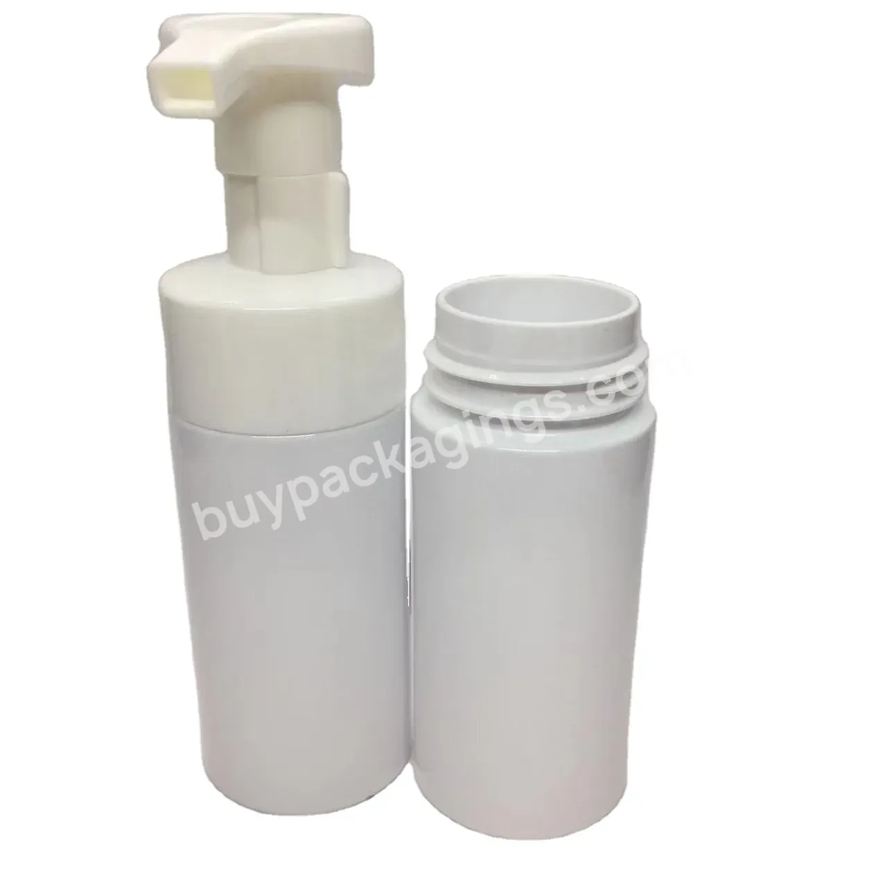 Oem Factory Supplier 150ml Empty Pet Foaming Dispenser Bottle White