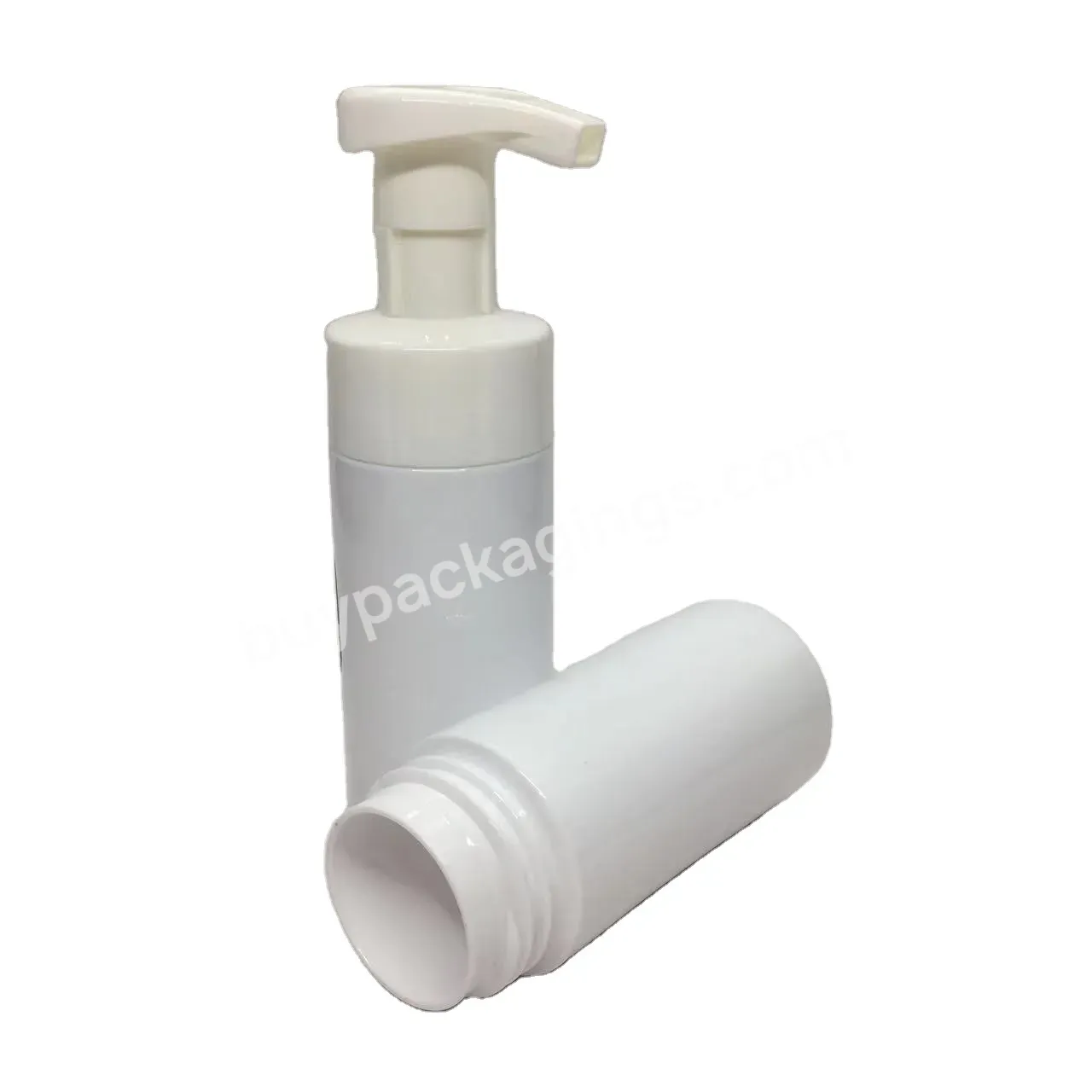 Oem Factory Supplier 150ml Empty Pet Foaming Dispenser Bottle White