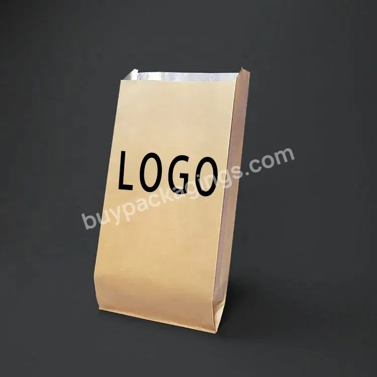 Oem Factory Wholesale Custom Kraft Paper Packaging Bag With Logo