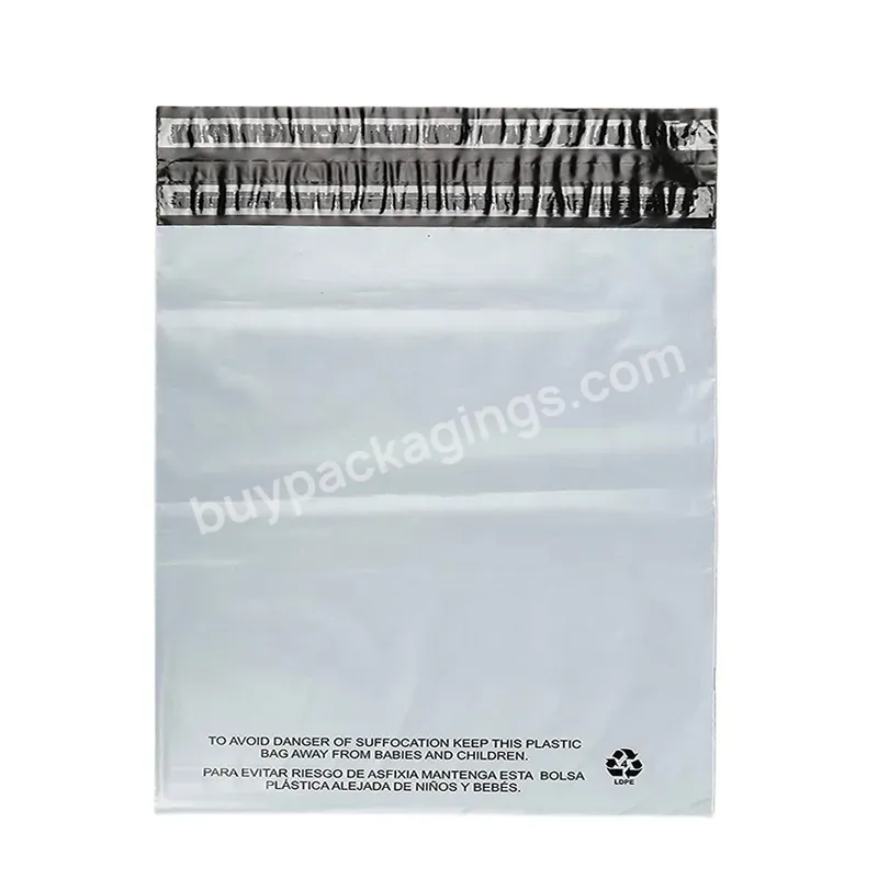 Oem Free Sample 100% Compostable Custom Logo Courier Bag Reusable Packaging With Double Glue Stick