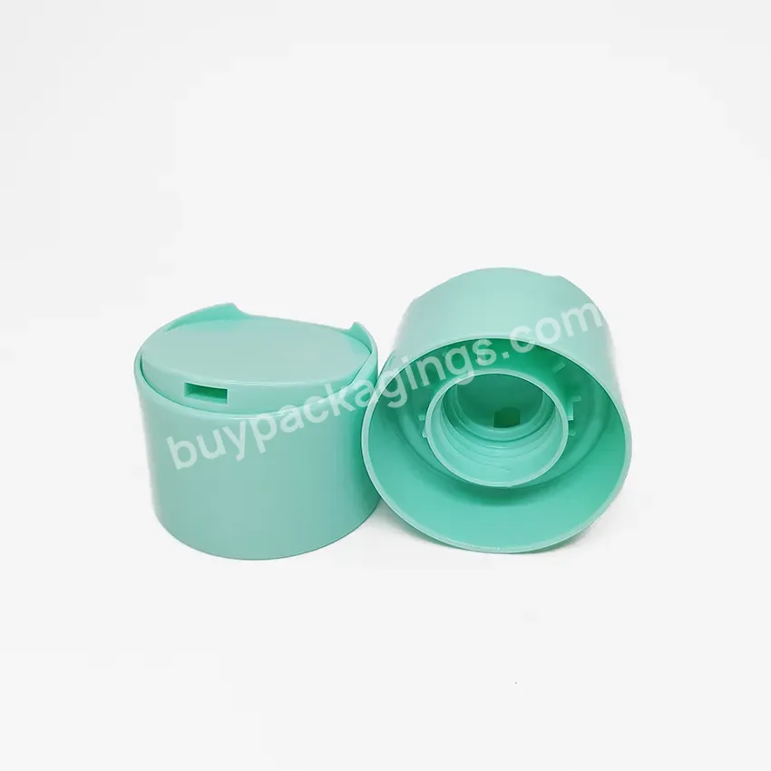 Oem Glossy Surface Double Wall Plastic Disc Top Cap Dispenser Cap 24/410