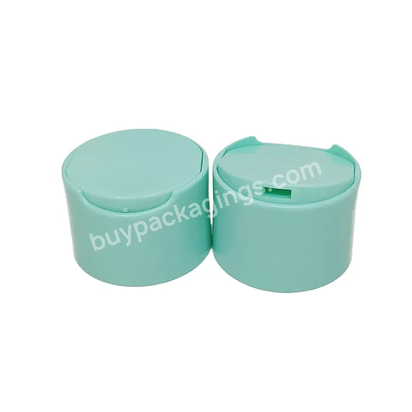 Oem Glossy Surface Double Wall Plastic Disc Top Cap Dispenser Cap 24/410