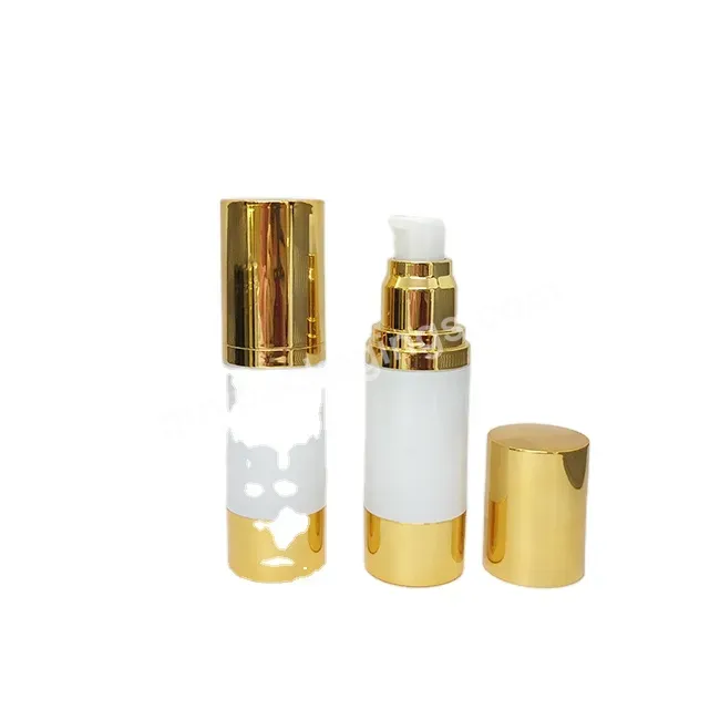 Oem Gold Airless Serum Pump Bottle Screw-on Pump Airless Bottle