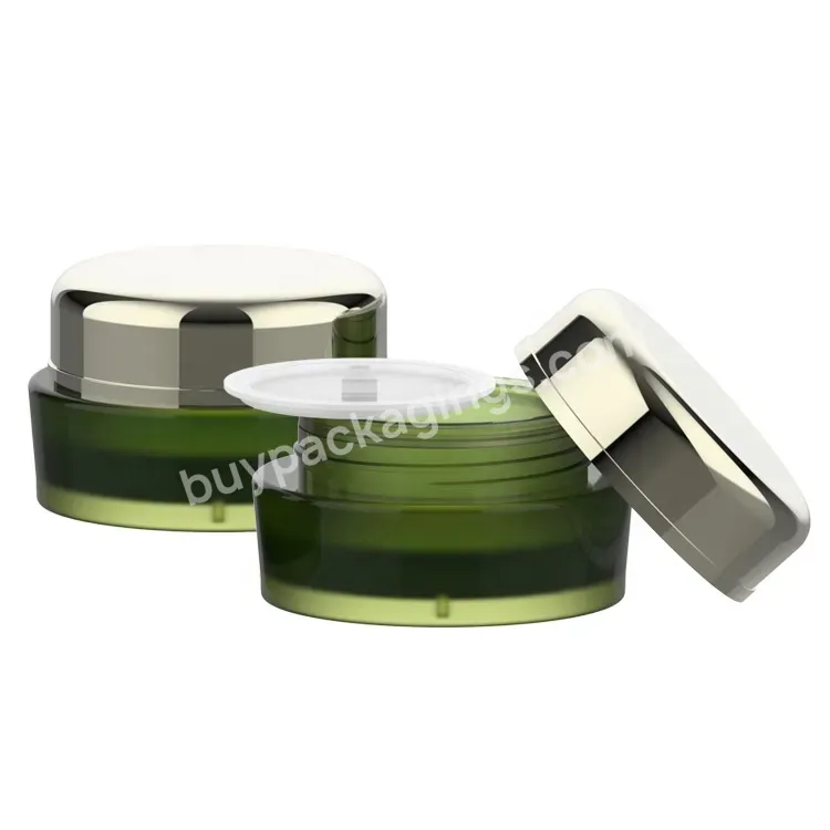 Oem Green Cream Jar The Emulsion Is Canned Separately Jar Acrylic Cream Jar Container Manufacturer/wholesale