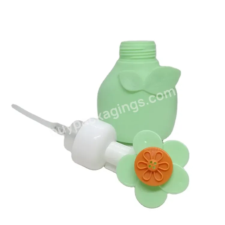 Oem Hand Wash Foam Pump Bottle Flower Shape Soap Dispenser Pump Bottle Flower Stamp Hand Soap