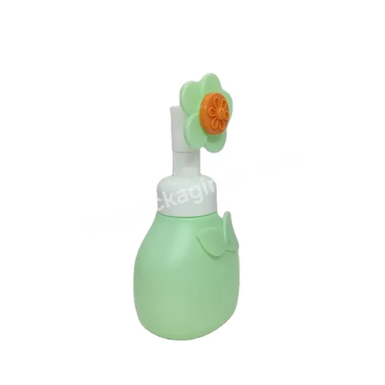 Oem Hand Wash Foam Pump Bottle Flower Shape Soap Dispenser Pump Bottle Flower Stamp Hand Soap