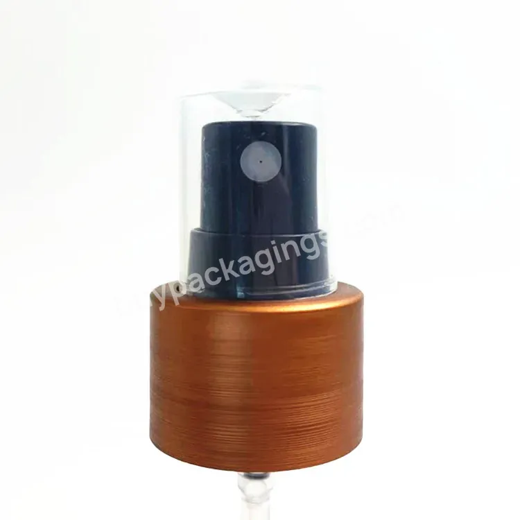 Oem High End Wire Drawing Golden Aluminum Mist Sprayer Pump 28mm Fine Mist Perfume Mist Sprayer Manufacturer/wholesale