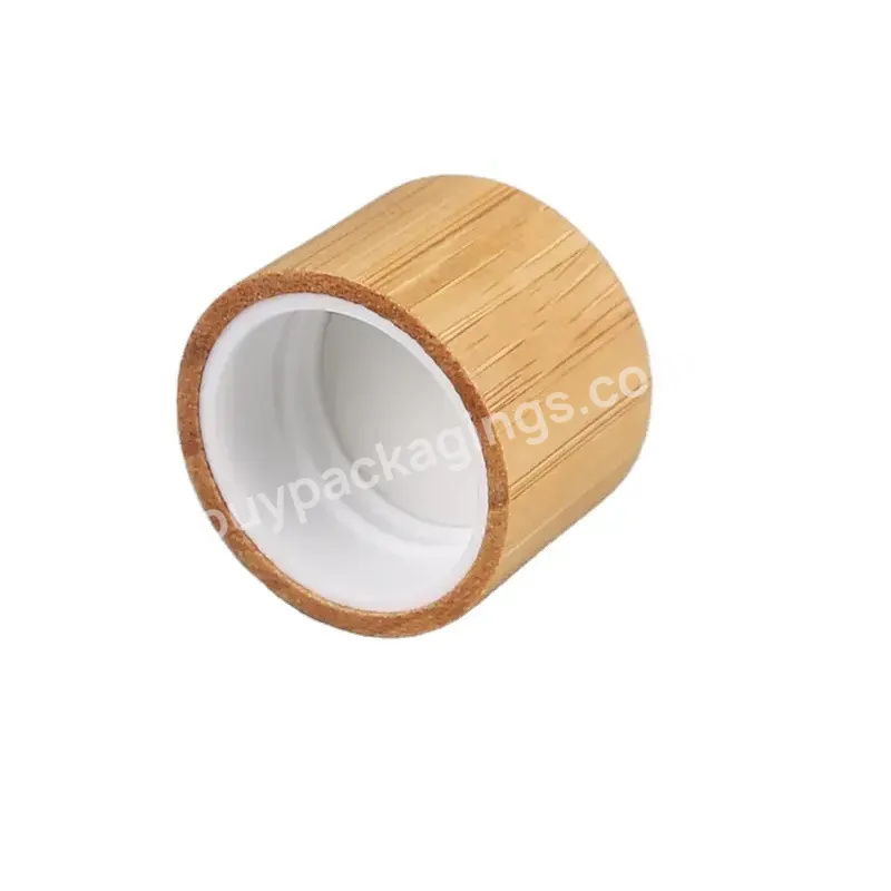 Oem High Quality 24 28 410 Wooden Bamboo Screw Lids Cap Bottle Top Cap - Buy Bamboo Lids,Bottle Cap Lids,Wooden Cap Lids.