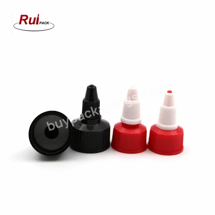 Oem High Quality 24/410 Long Nozzle Dropper Cap 24mm Din Plastic Twist Top Cap Dispenser