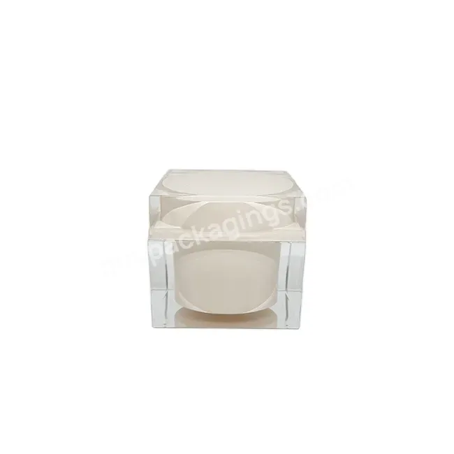 Oem High Quality Cream Jar Thick Wall Acrylic Packaging Jar Container