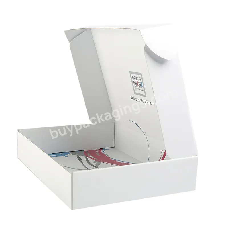 Oem High-quality Custom China Manufacturer Eco-friendly Printing Corrugated Packaging Clothing Cosmetics Wine Paper Box