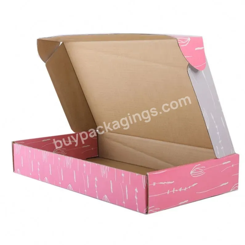 Oem High-quality Custom Factory Eco-friendly Printing Corrugated Packaging Clothing Cosmetics Wine Paper Box
