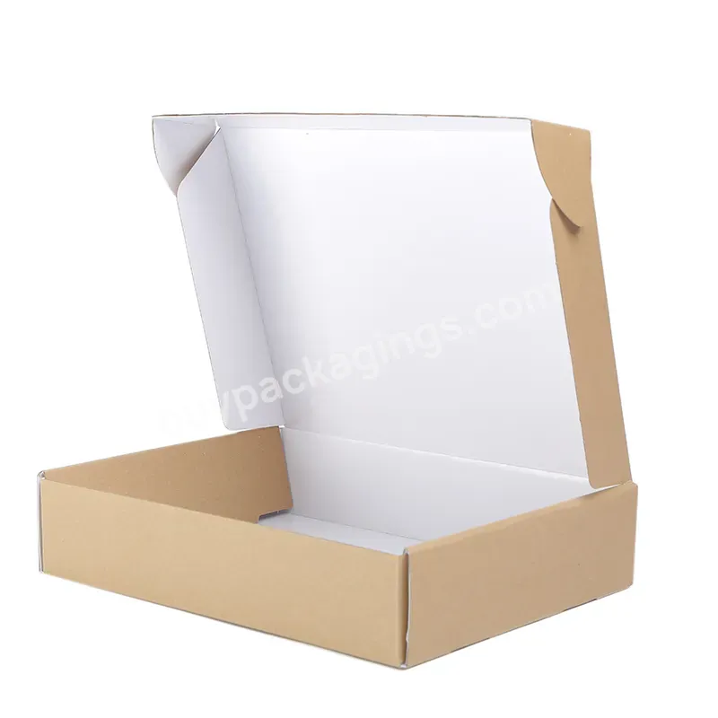 Oem High-quality Custom Manufacturer Factory Eco-friendly Printing Corrugated Packaging Clothes Paper Box
