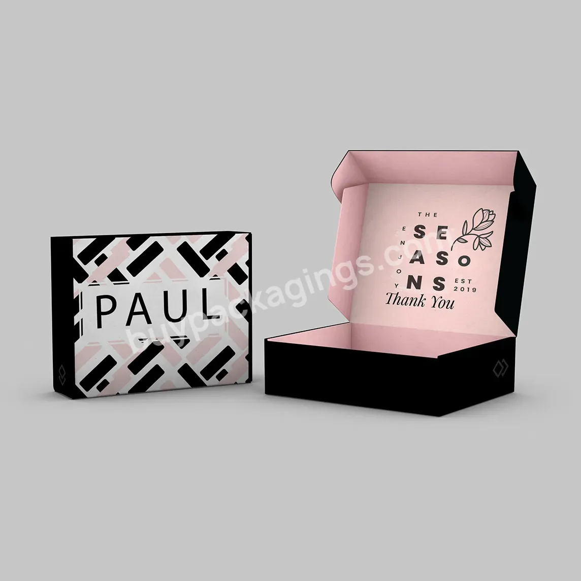 Oem High-quality Custom Paper Cosmetic Gift Hat Handle Box Custom Lipstick Clothing Cosmetics Corrugated Cardboard Packaging Box