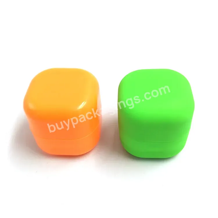 Oem High Quality Cute Gloss Matte Green Orange Mini Chapstick Tube Container 7g Colorful Plastic Lip Balm Packaging - Buy Mini Chapstick Tube,Lip Balm Container,Lip Balm Packaging.