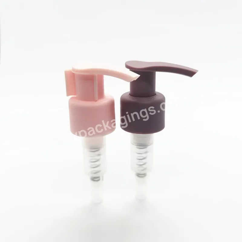 Oem High Quality Liquid Lotion Dispenser Pump Orange Pink Matte Lotion Pump Manufacturer/wholesale