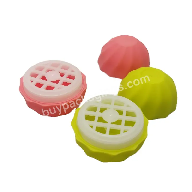 Oem High Quality Plastic Makeup Packaging Egg Shape Round Cosmetic Lip Balm Ball Containers Gel Jar 7g Customized