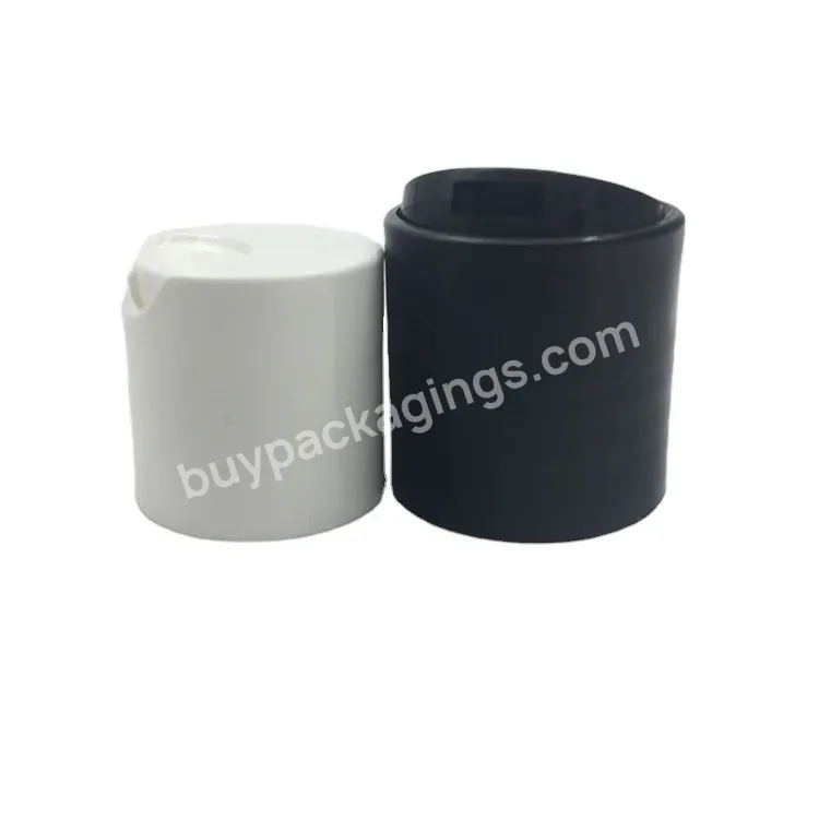 Oem High Quality Plastic White Black Press Disc Top Cap Shampoo Cap