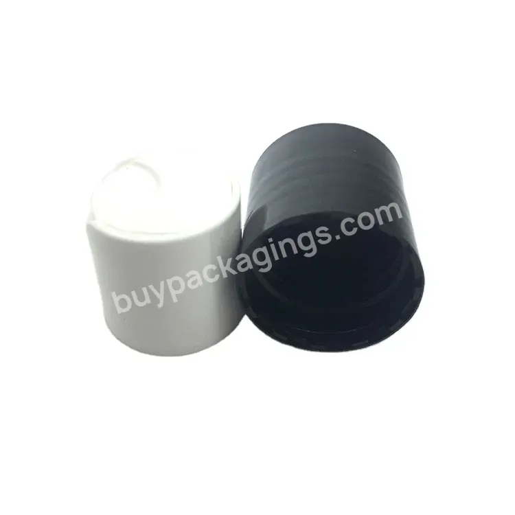 Oem High Quality Plastic White Black Press Disc Top Cap Shampoo Cap