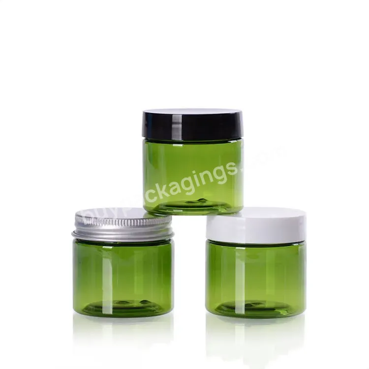 Oem Hot Selling 150ml Pet Plastic Cosmetic Container Empty Plastic Cream Jar Manufacturer/wholesale