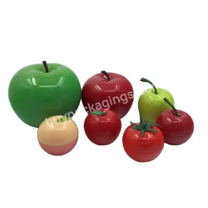 Oem Hot Selling 5ml 10ml 30ml Fruit Shape Cosmetic Cream Jar Cute Baby Face Cream Jar - Buy Cosmetic Cream Jar.