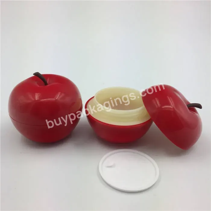 Oem Hot Selling 5ml 10ml 30ml Fruit Shape Cosmetic Cream Jar Cute Baby Face Cream Jar