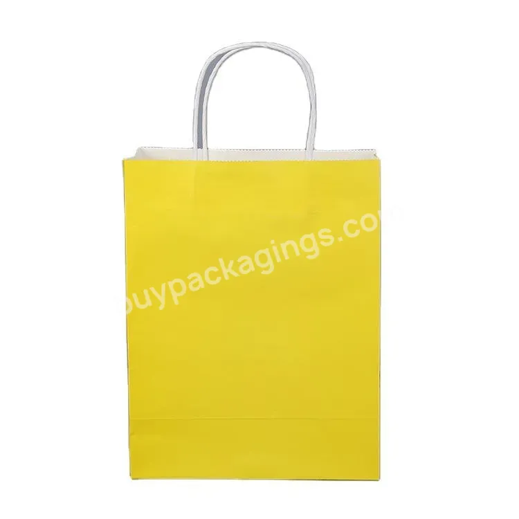 Oem Hot Selling Kraft Paper Bag Vertical Packaging Gift Party Storage Shopping Bag Manufacturer/wholesale