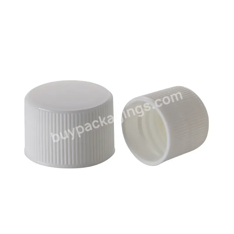 Oem Hot-selling Screw Cap Plastic Lids 18mm 20mm 24mm 28mm Cosmetic Packaging Plastic Lids - Buy Cosmetic Packaging Plastic Lids,Plastic Smooth Cap White,Plastic Bottle Cap.