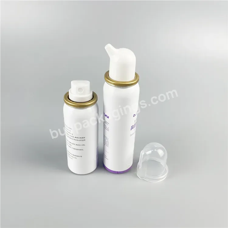 Oem Liquid Medical Aluminum Oral Nasal Spray Pump Bottles 15ml 20ml 30ml 50ml 80ml