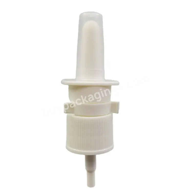 Oem Logo Big Head Child Safety Nasal Spray Pump 20/410 White