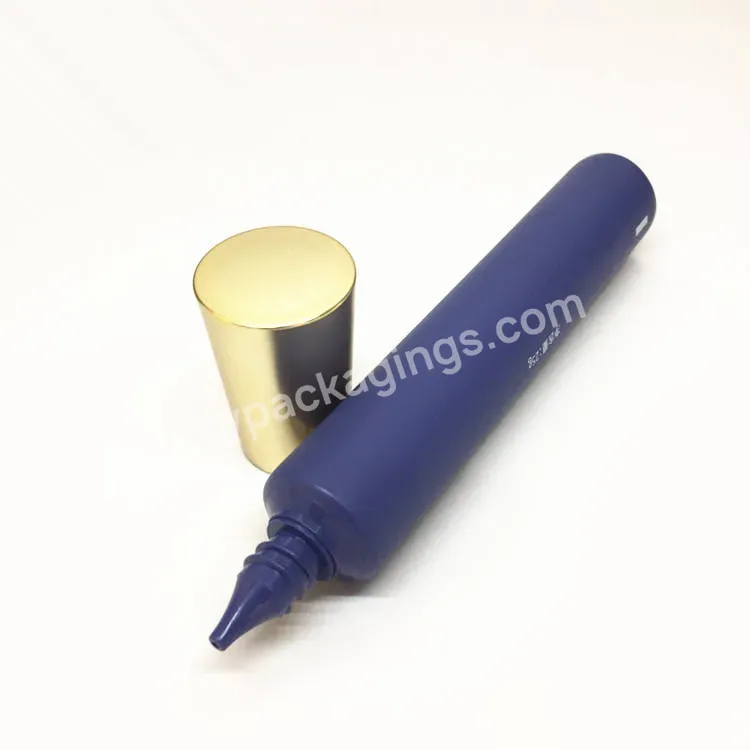 Oem Long Nozzle High End Cosmetic Tube Eye Cream Packaging Tube Empty Plastic Squeeze Lotion Tube