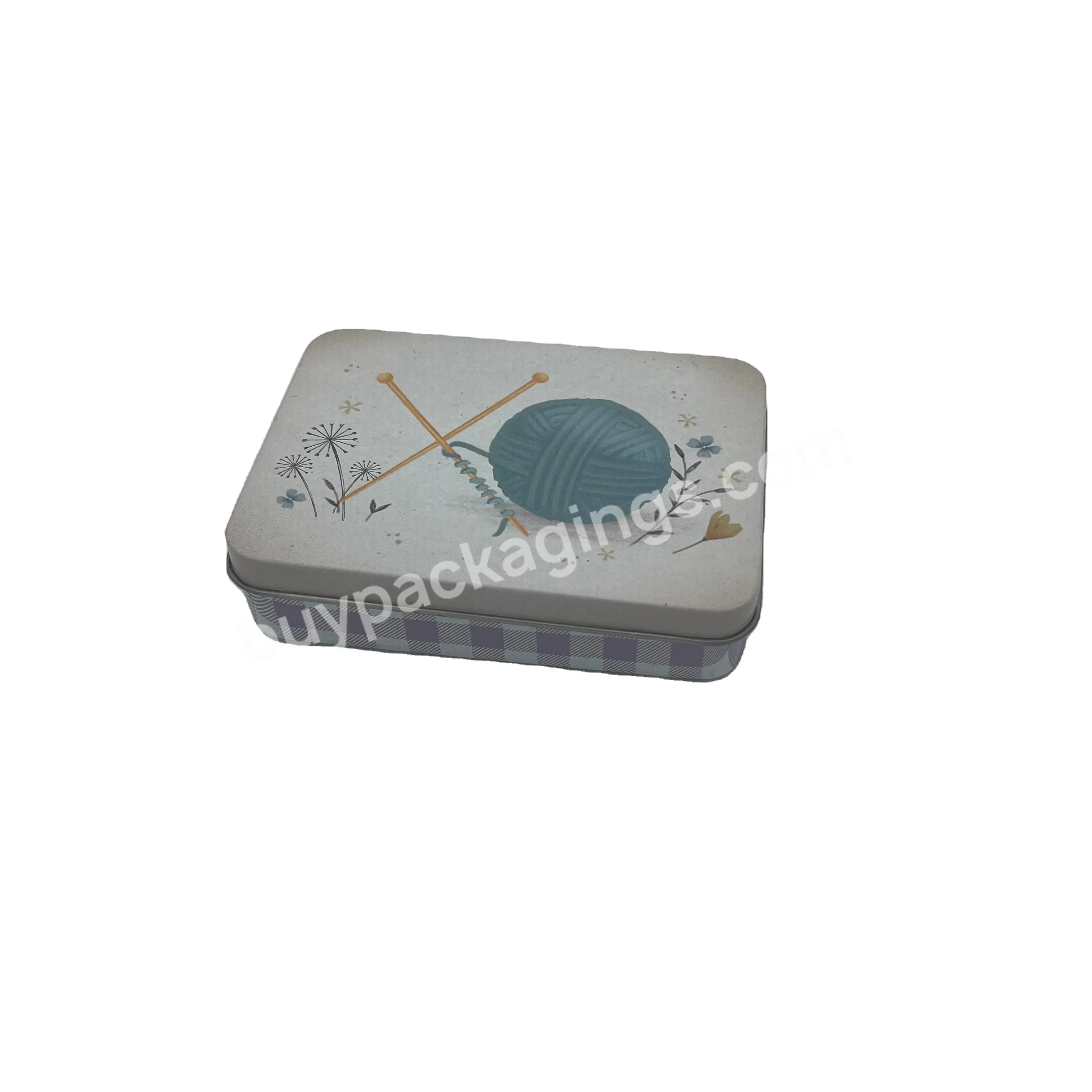 Oem Manufacture Scatola Latta Gift Silver Square Candy Tin Case Packaging Metal Small Wholesale Custom Tin Can/box