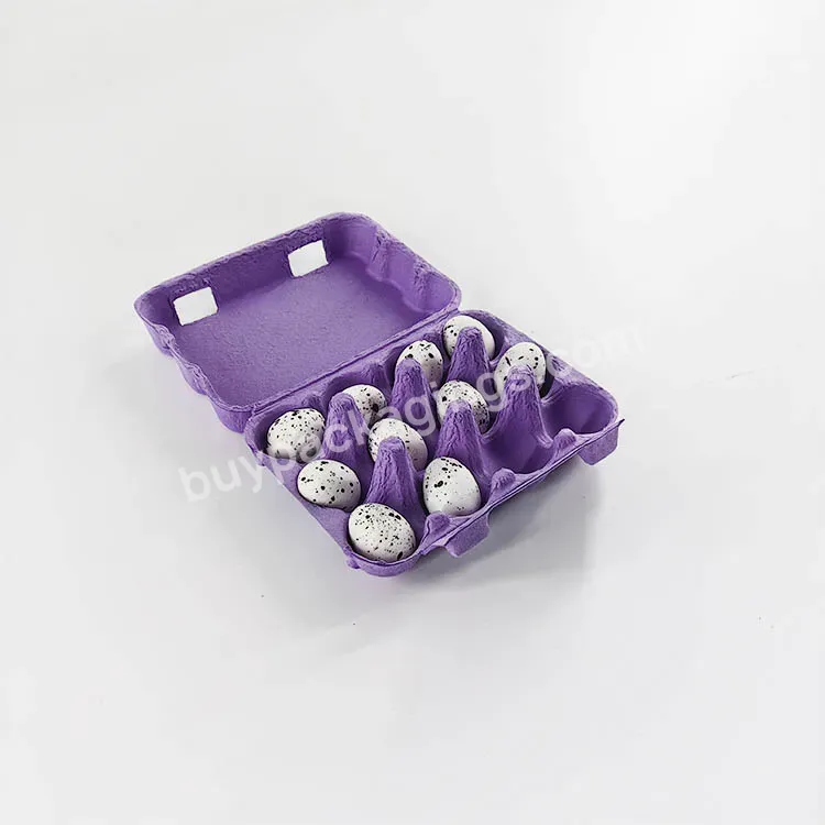 Oem Manufacturer Personalized New Promotion Food Quail Egg Packaging Pulp Box Egg Cartons