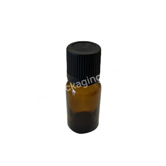 Oem Matt Black Cr Cap Dropper Glass Bottle 18/410 30ml