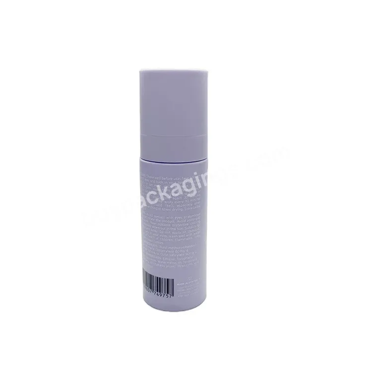 Oem Matt Light Purple Hair Perfume Mist Sprayer Bottle With Cover 60ml 80ml 100ml 120ml 150ml