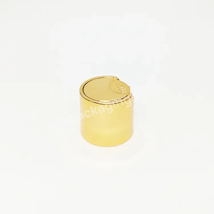 Oem Metallic Gold Plastic Screw Top Lid Disc Top Lid Squeeze Bottle Lotion Dispenser 28/410 Manufacturer/wholesale