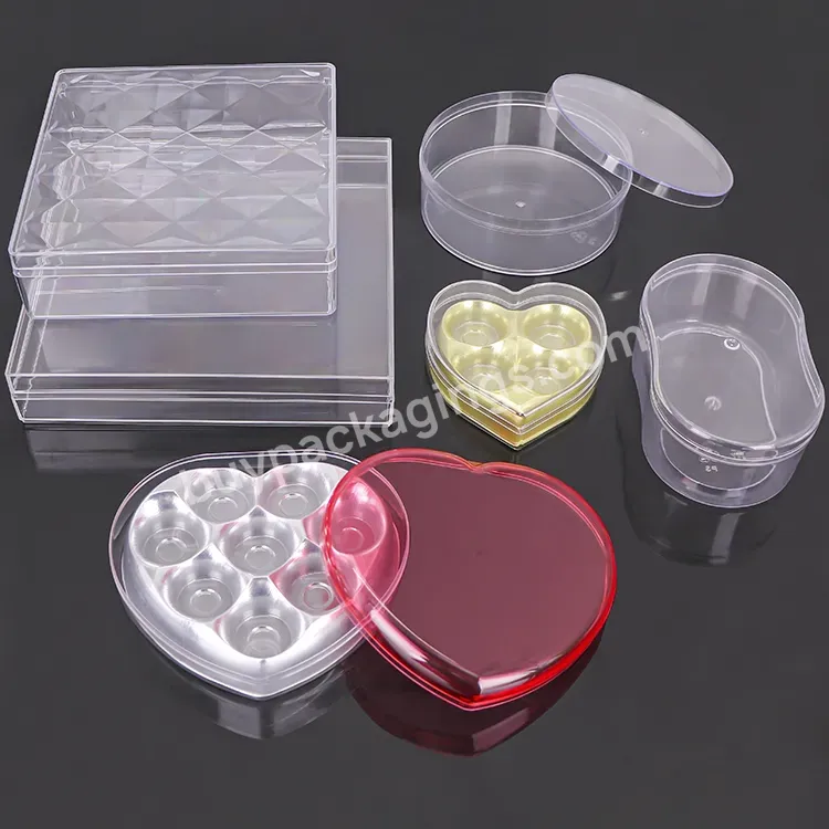 Oem Multi Size Cake Dessert Dessert Case Clear Plastic Food Packaging Biscuit Candy Chocolates Box For Cookie Ferrero Rocher