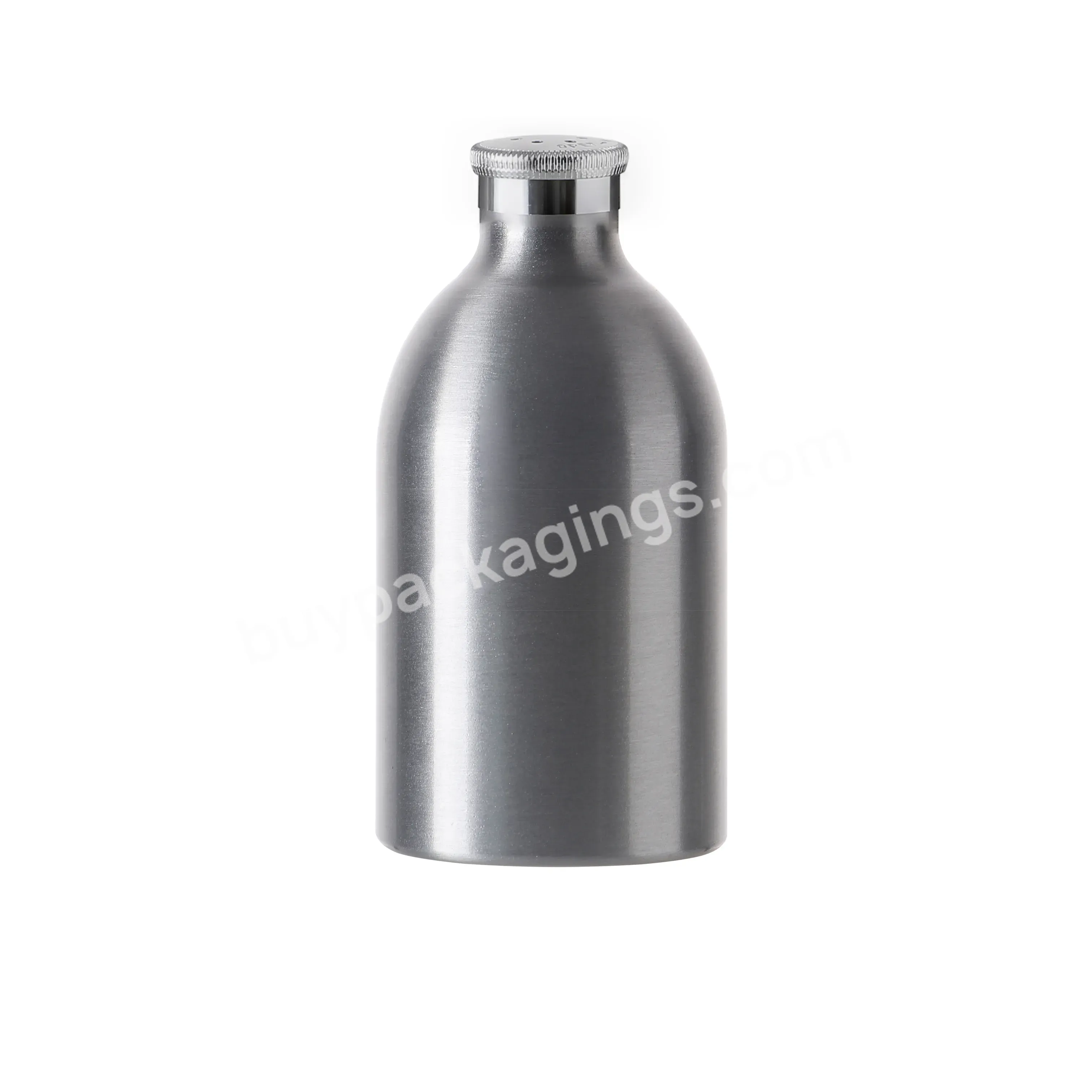 Oem Natural Silver Aluminum Powder Shaker Talc Bottle 200g